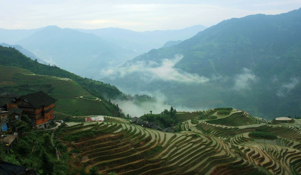 龙脊梯田--大地旋律 摄影 颖影罂