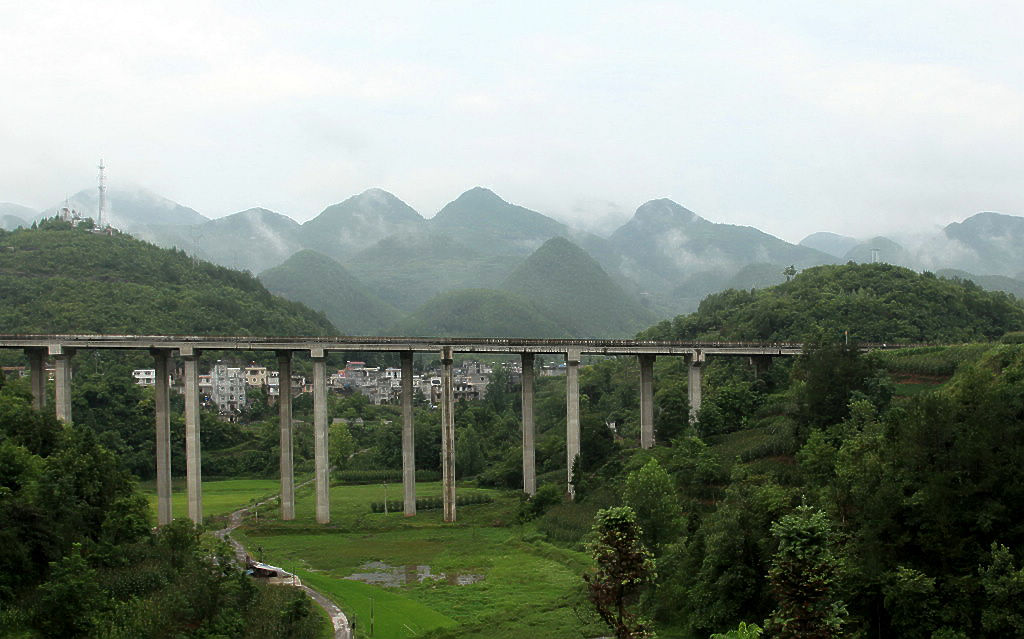 宜万高铁路 摄影 沧海一粟548