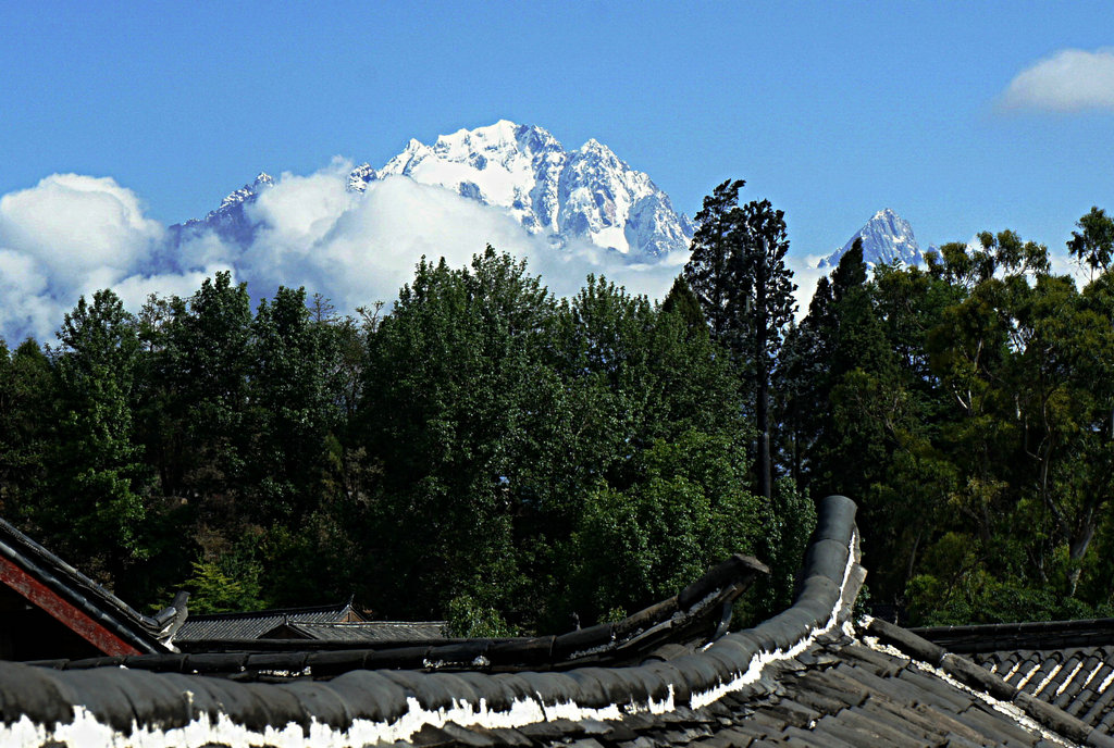 束河赏景(梅里雪山) 摄影 严老头