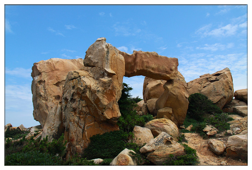 福建湄州岛巨石 摄影 游天地