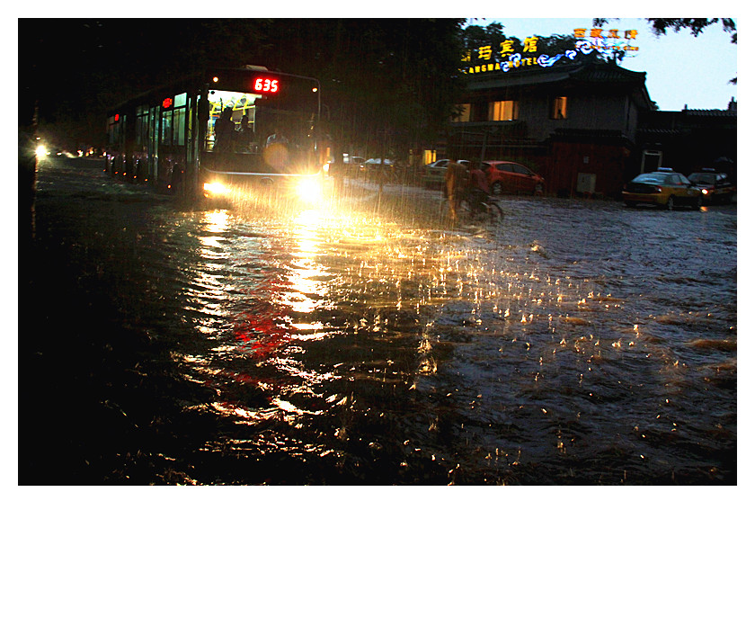 北京遇暴雨 摄影 游天地