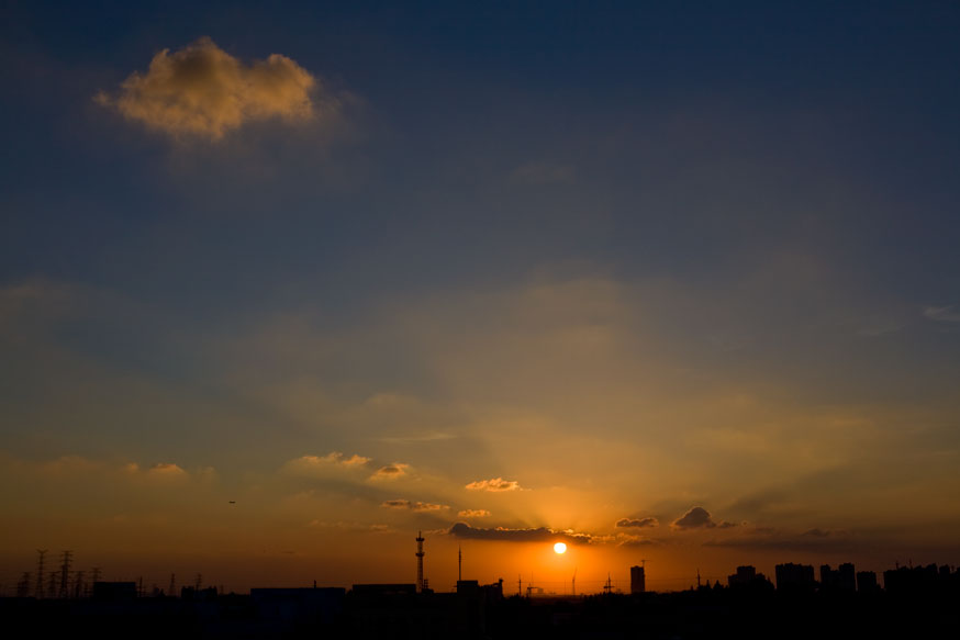 夕阳西下 摄影 jizhaoyun