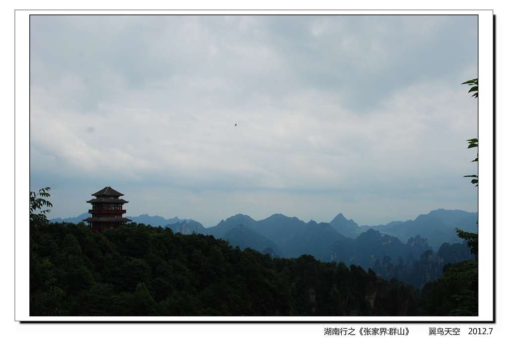 张家界群山 摄影 翼鸟天空