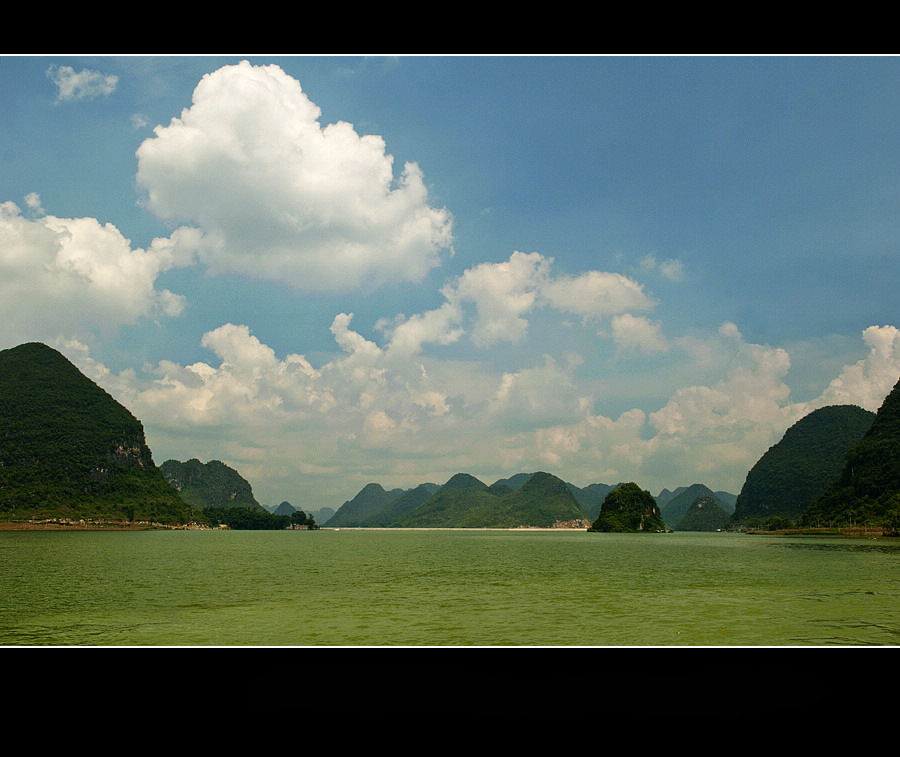 夏日渠洋湖 摄影 桃花江