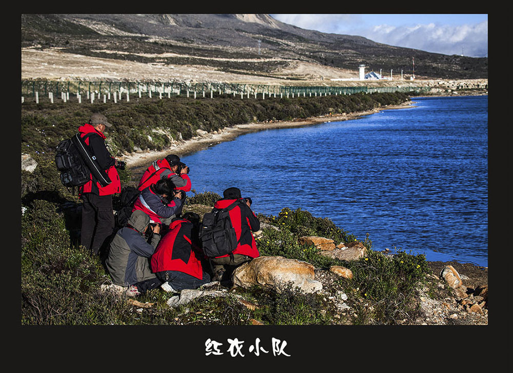 红衣小队 摄影 雪山草地