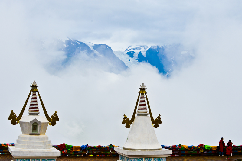 飞来寺望梅里雪山 摄影 七台河