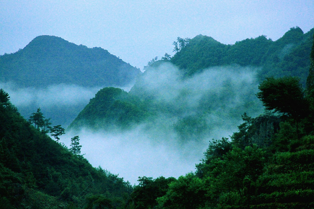 淳安九咆界上西古风风景 摄影 阿量