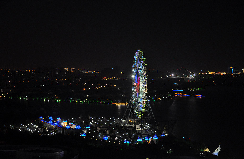 金鸡湖夜景（摩天轮）/苏州 摄影 京城百姓