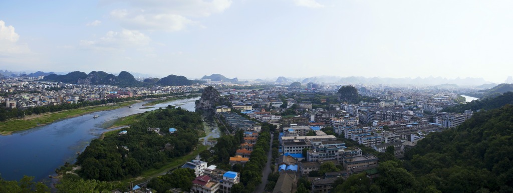 桂林城市景色 摄影 山野樵夫