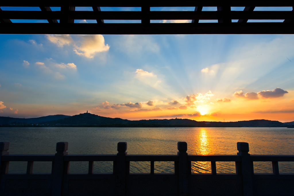 石湖夕照 摄影 采莲女