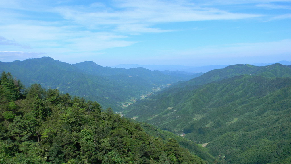 黄洋界远眺 摄影 绿洲风帆