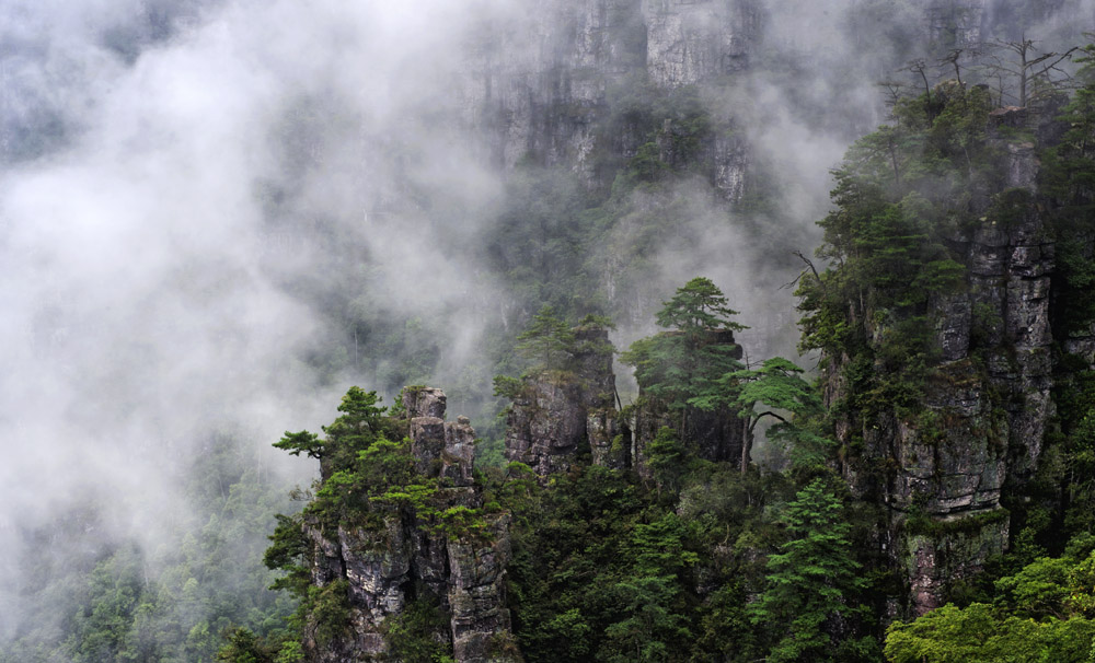 烟雨莲花山 摄影 LCLZ