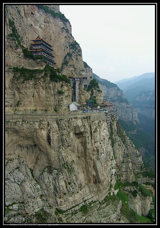 峭壁宫殿--山西棉山 摄影 游天地