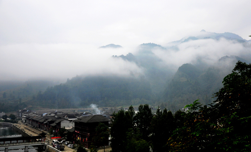 青木川晨雾 摄影 大山51