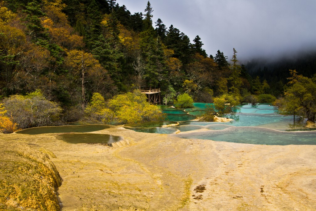 黄龙风光 摄影 云之山峰