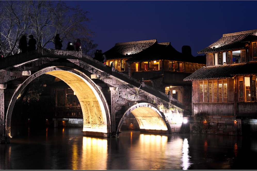 乌镇夜景 摄影 杭州老马