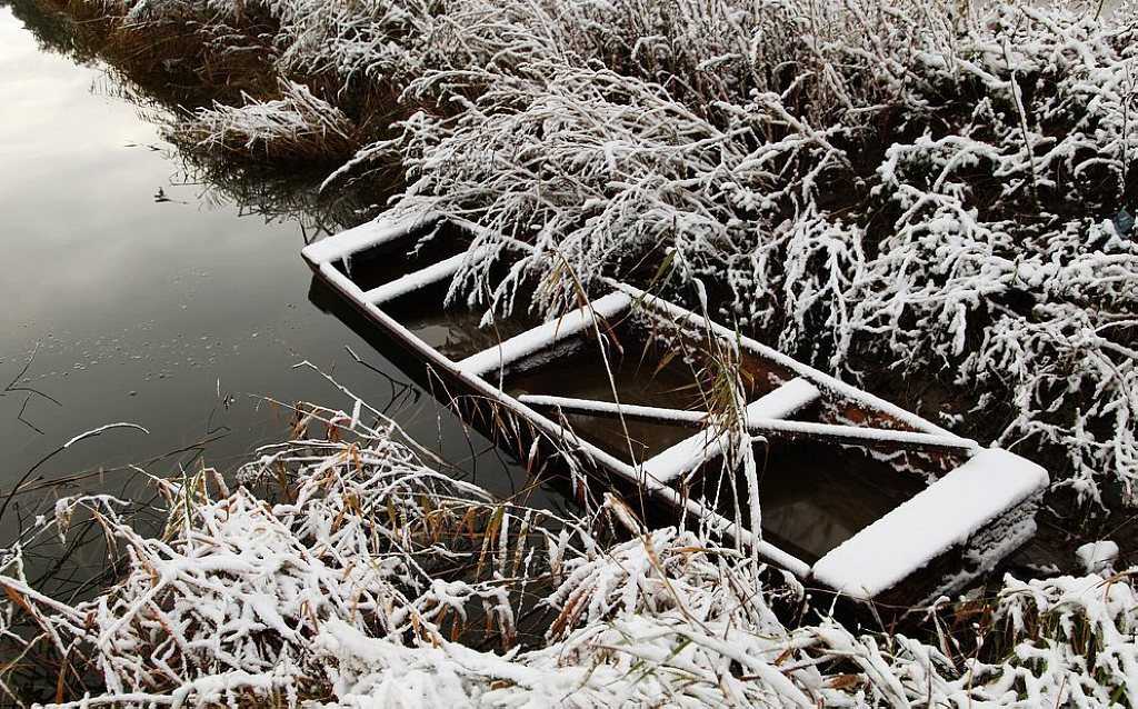 风雪野渡 摄影 秋水孤鹜