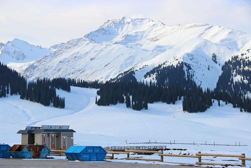 那拉提草原雪景 摄影 醉茗阁