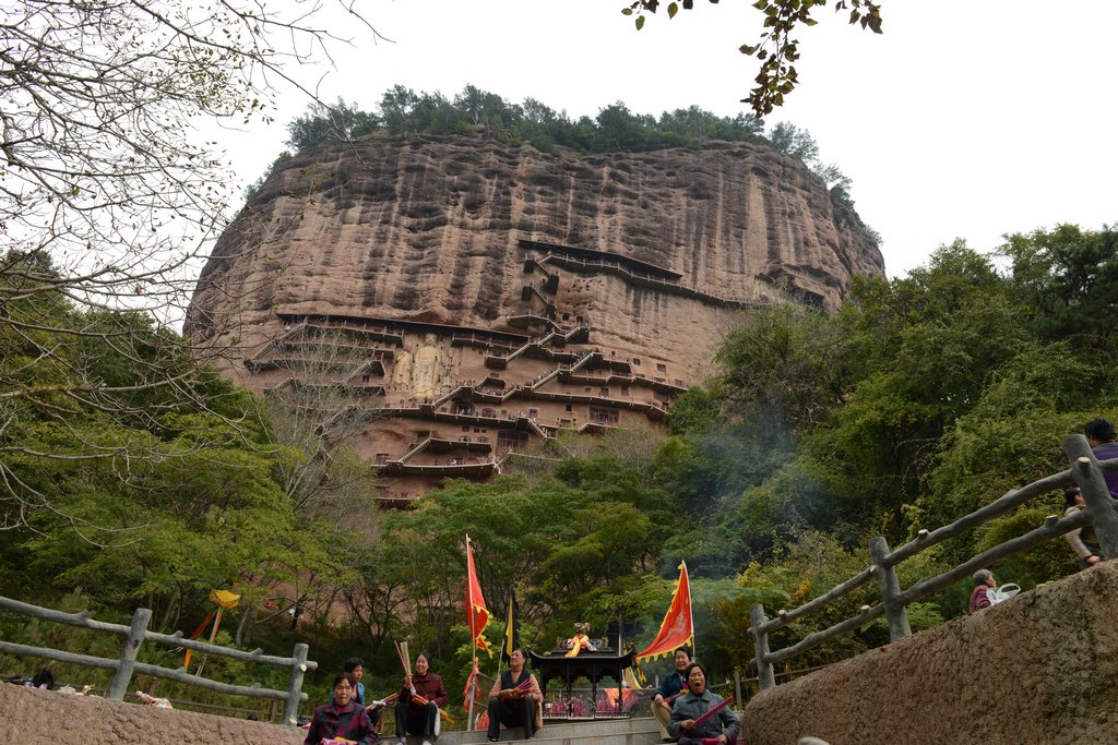 麦积山 摄影 茉莉cd