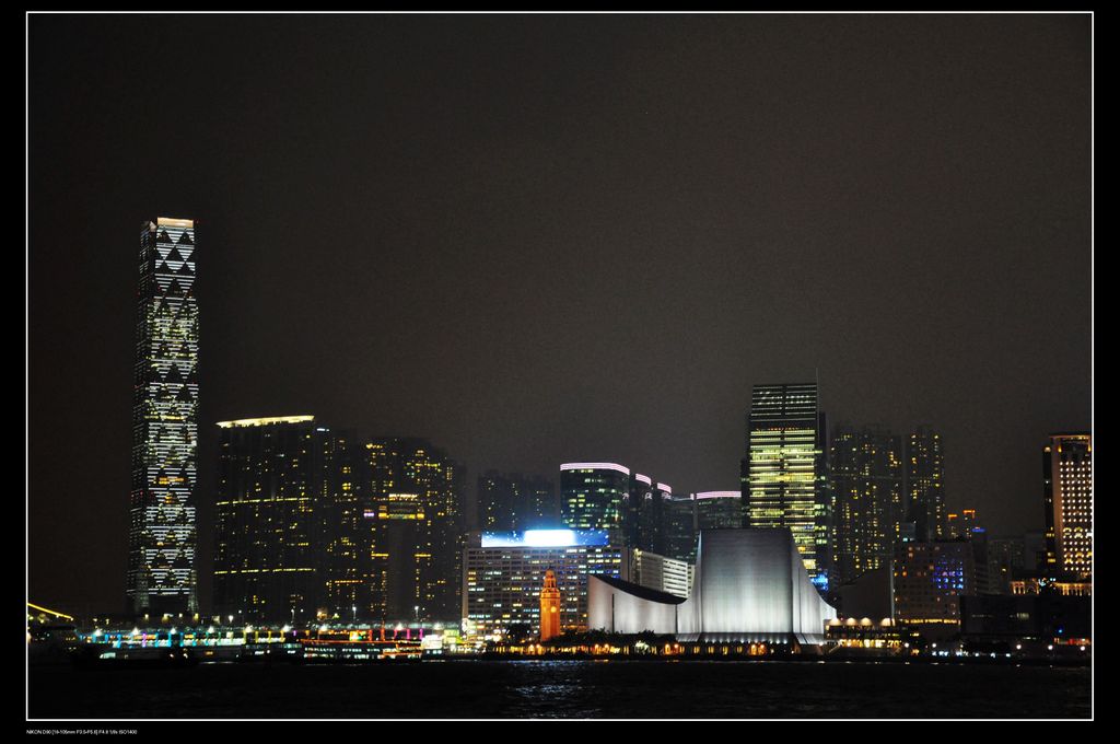 香港风光-夜景 摄影 田园笛声