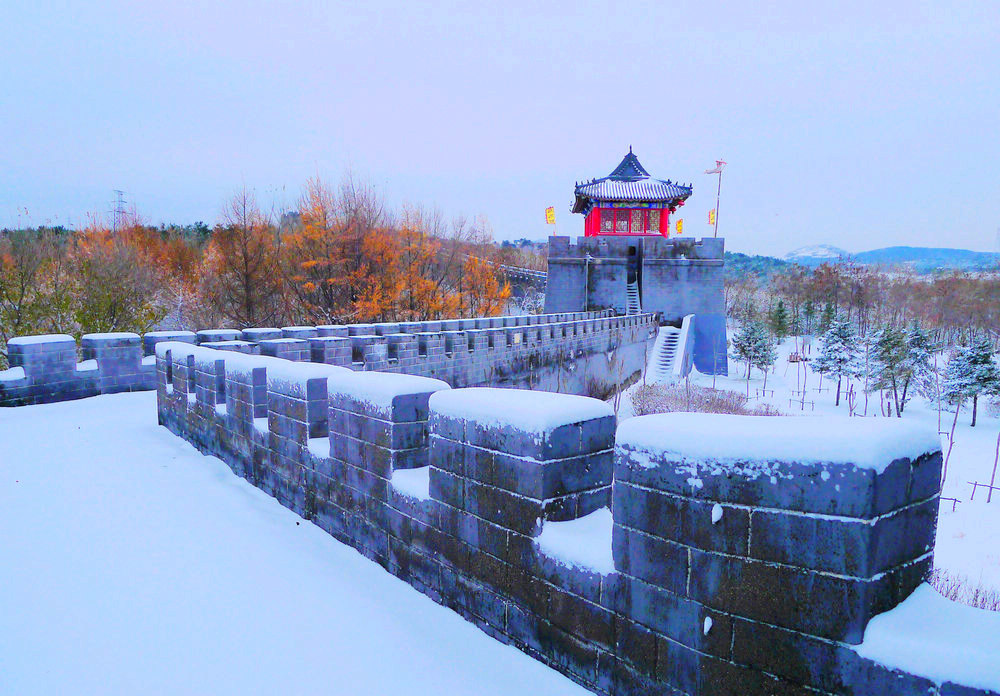 雪后龙鼎山 摄影 浪静风平