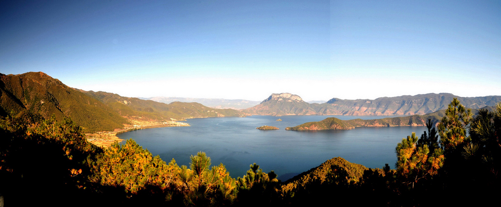 泸沽湖全景 摄影 rgg