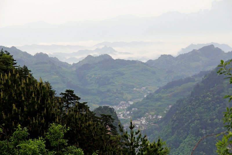 湖南，张家界大山中的村庄 摄影 鸿123