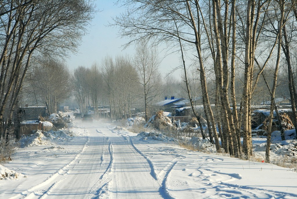 小村冬雪 摄影 秋水孤鹜