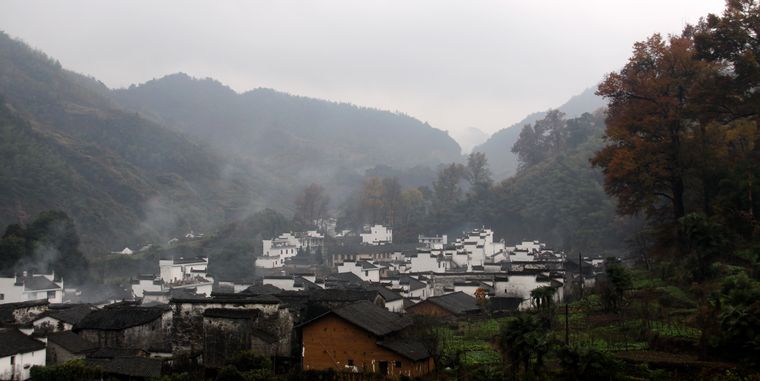 婺源长溪村秋色（1）-山村全景 摄影 我心归处416