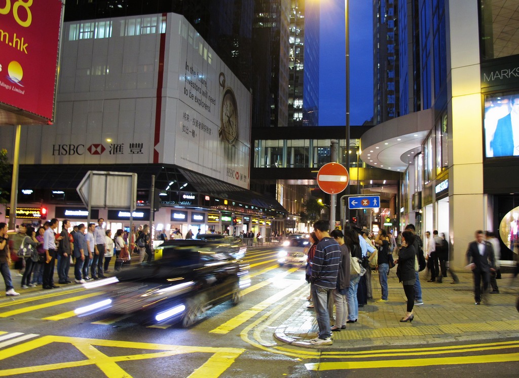 香港街景（点击放大） 摄影 天边的蓝