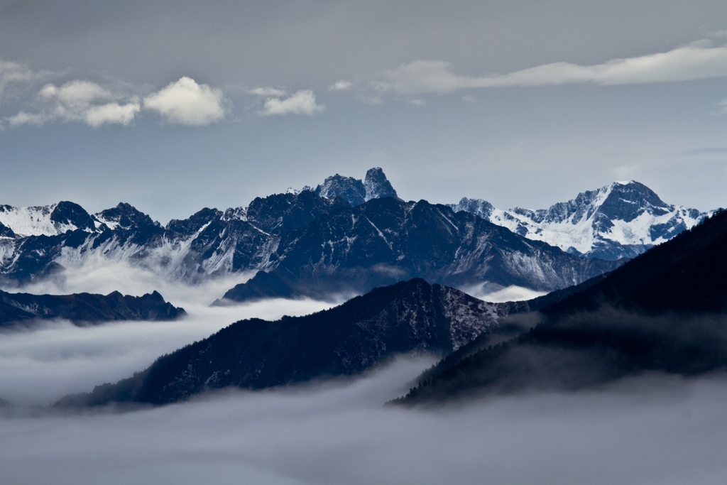 走进黄龙... ... 摄影 云之山峰