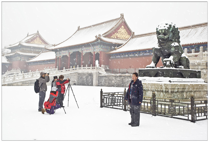 故宫雪景 摄影 张潇芸