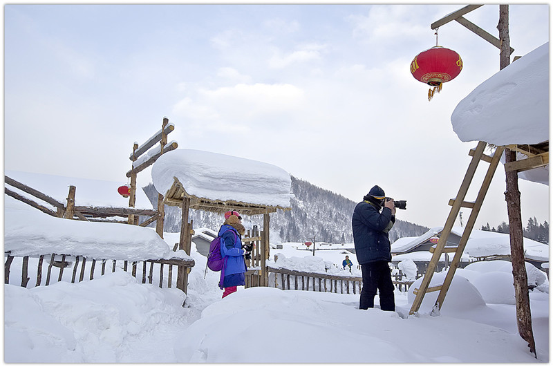 人行雪乡3 摄影 张潇芸