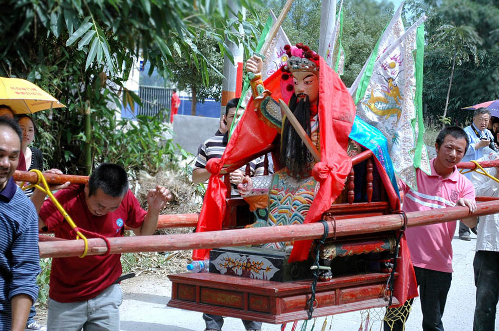 溪南巧遇-游神-8 摄影 胖老头