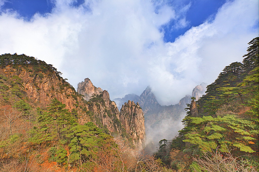 黄山风光（6）五指峰 摄影 shine2012