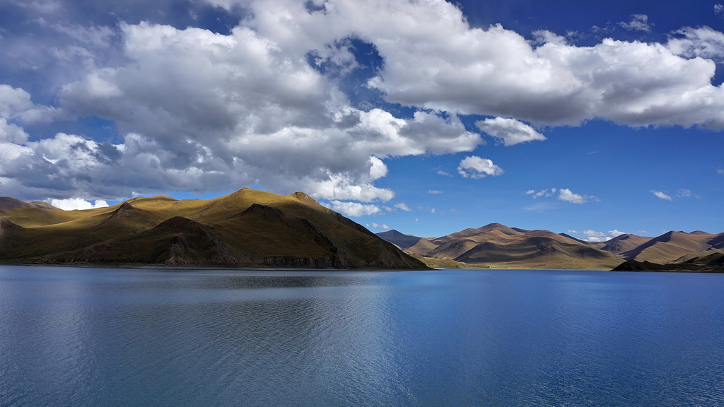 路上的风景——羊湖云天 摄影 Jansion