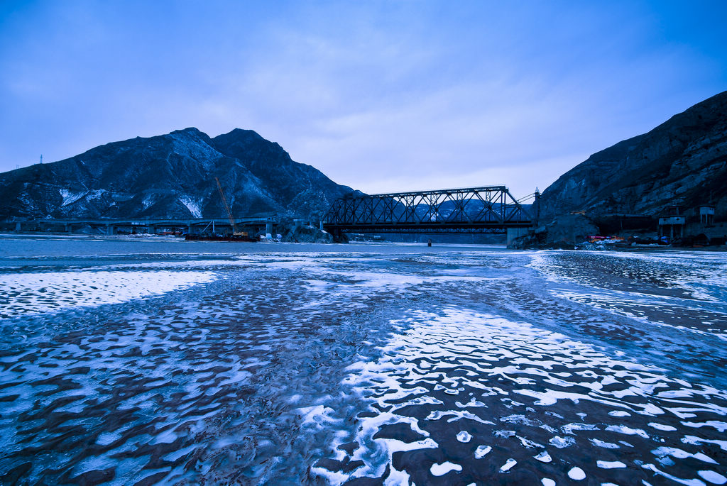 冬至雪景 摄影 摔跟头