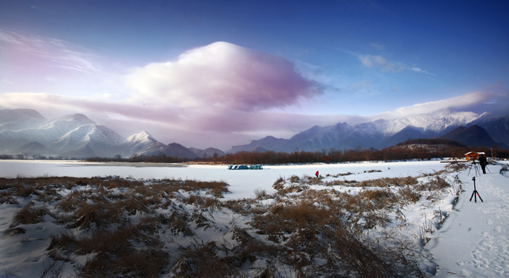 雪山冰湖 摄影 山涧竹