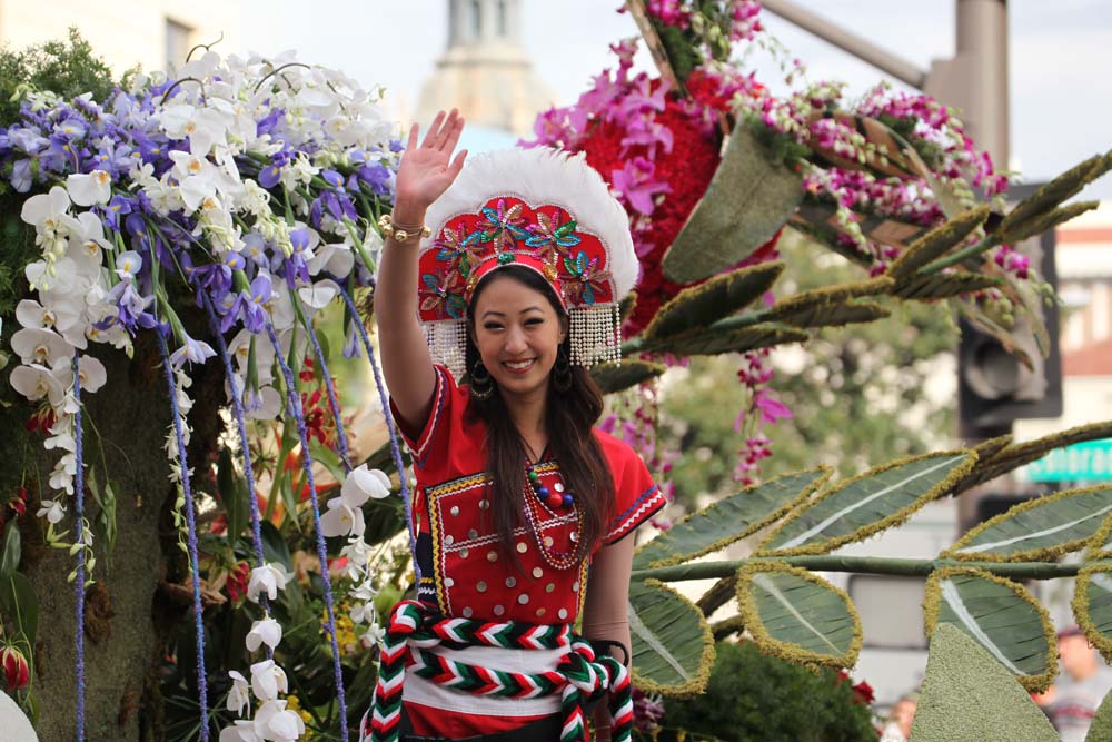 玫瑰花车游行（4）—台湾原住民花仙子 摄影 艺命光魂