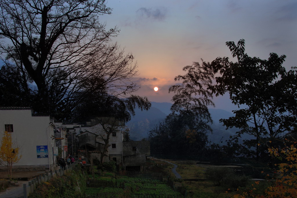 古村夕阳 摄影 蕊宝贝