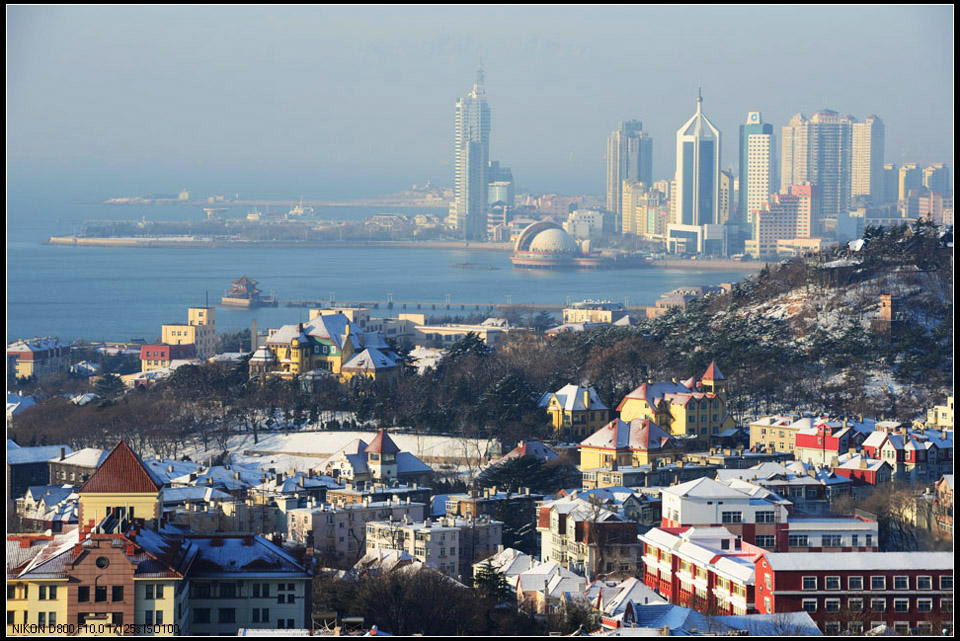 雪后岛城（１） 摄影 瞬间世界