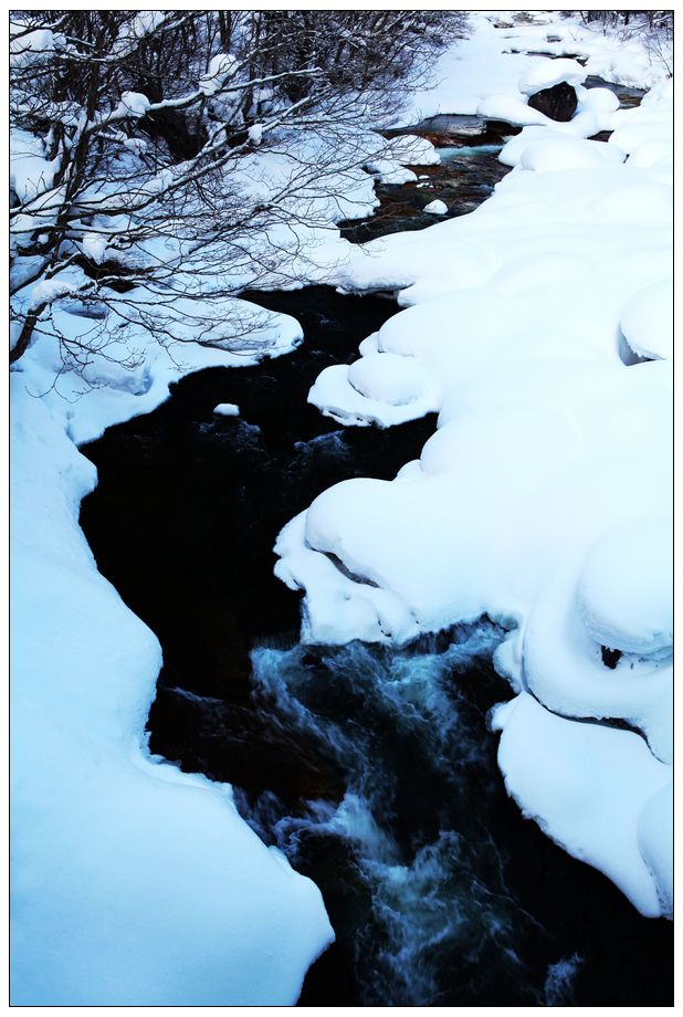 北海道风光7：冬河（请点大图） 摄影 色谷饥仙