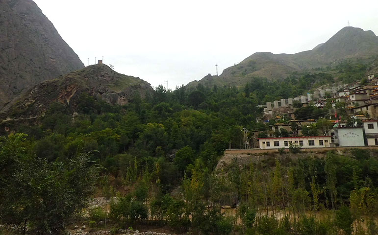 路上的风景 摄影 紫色女人