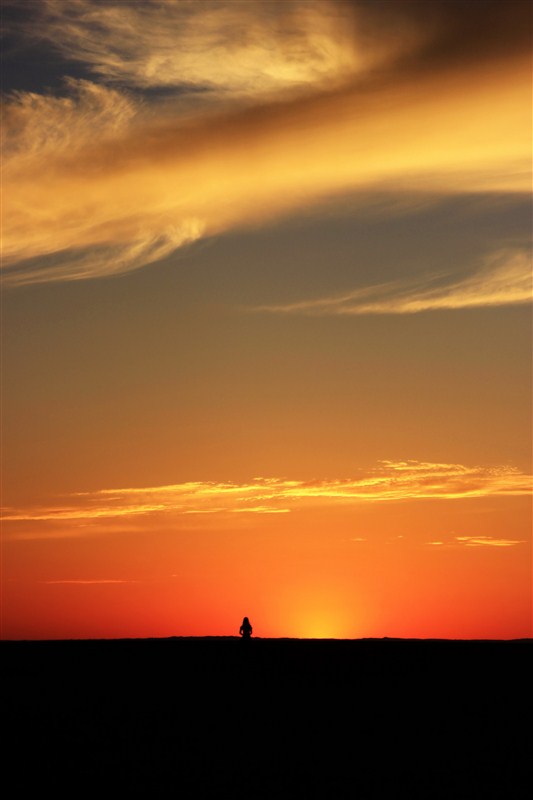 追逐醉美夕阳 摄影 水星之绿