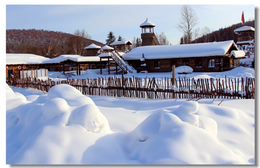 雪乡行——2 摄影 冰峰雪莲