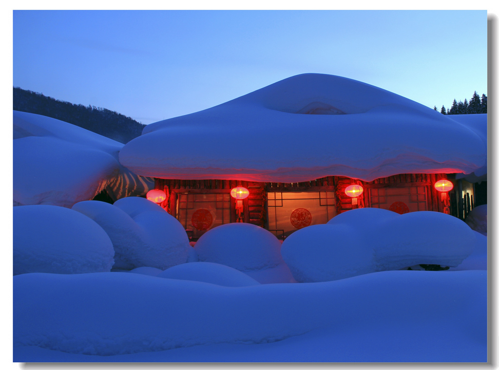 雪乡行——3 摄影 冰峰雪莲