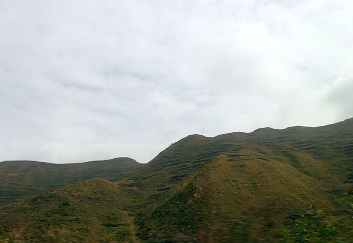 路上的风景 摄影 紫色女人