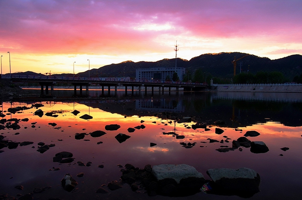 一抹夕阳红 摄影 怡仁