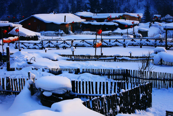 雪乡人家 摄影 中原摄狼