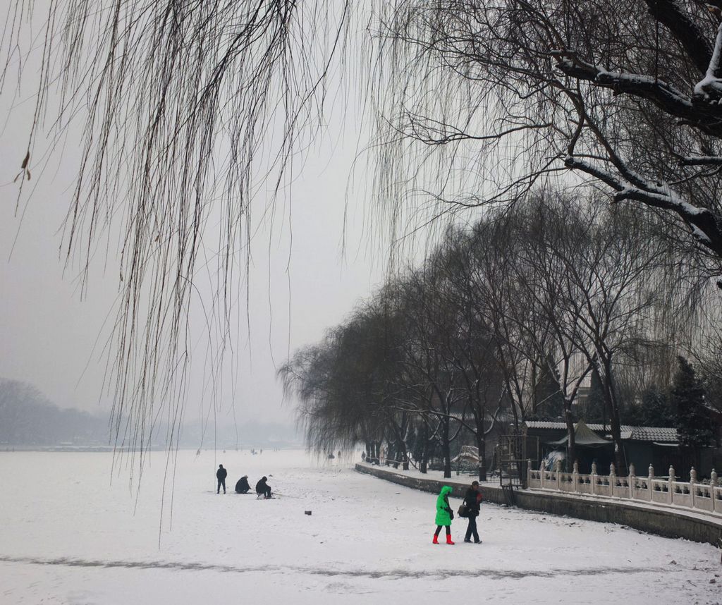 雪色后海 摄影 若丹星